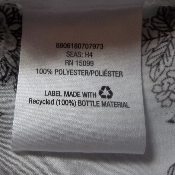 2/$15...Black and white patterned blouse - Picture 4 of 4